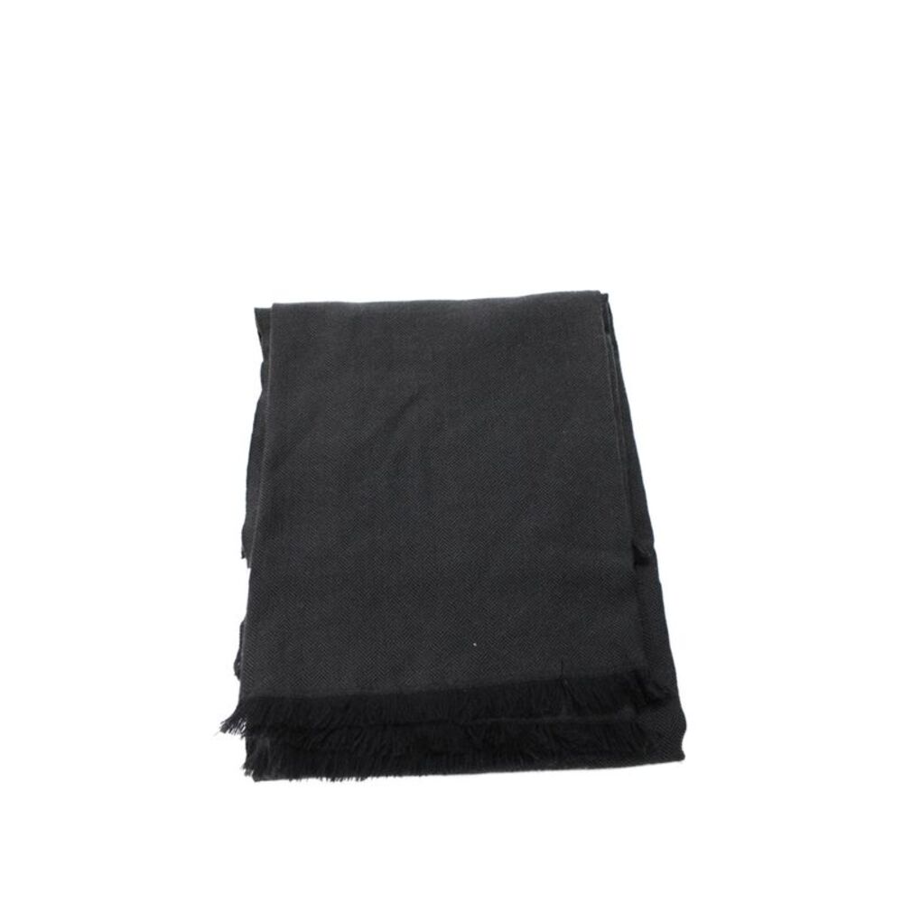 Lululemon Womens Herringbone Print Scarf Black Grey Size One Size